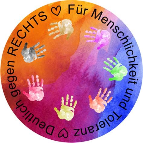 Zeichen Gegen Rechts Zaubereinmaleins Designblog