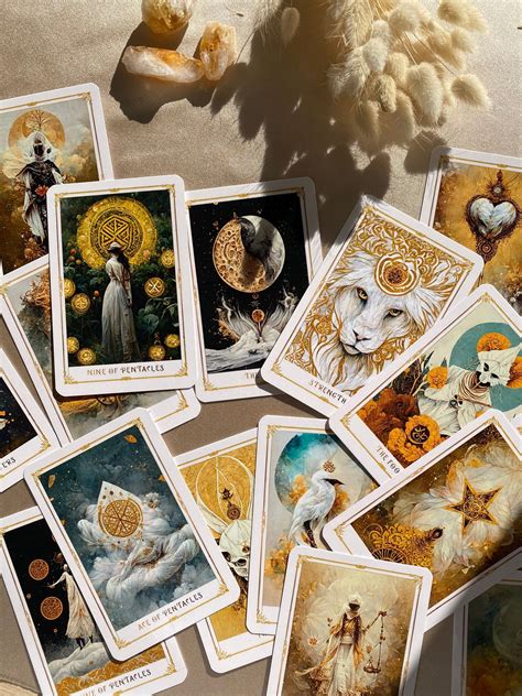 Magic Moon Tarot Tarot Deck 78 Tarot Cards Tarot Guidebook Tarot Oracle