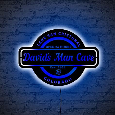 Man Cave Neon Sign Custom Man Cave Sign Led Man Cave Light Up Sign