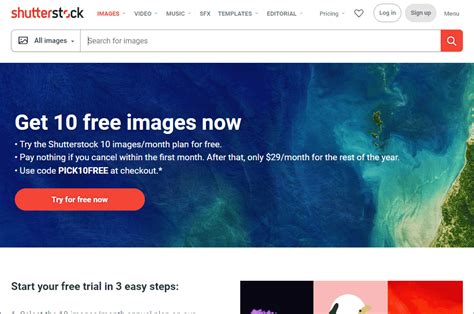 How to Get Shutterstock Free Trial? (10 Free Images)