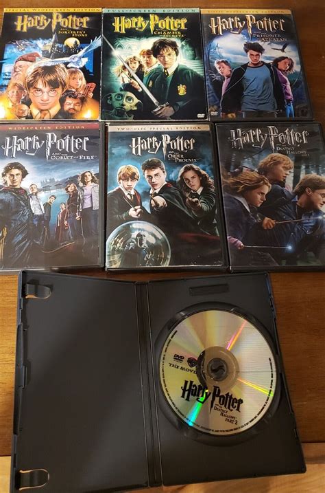 Harry Potter Complete Film Collection DVD 8 Movie Set Years 1 7 EBay