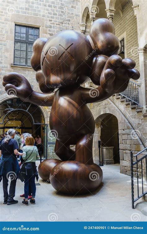 Barcelona Spain April 16 2022 Moco Museum Of Barcelona Entrance