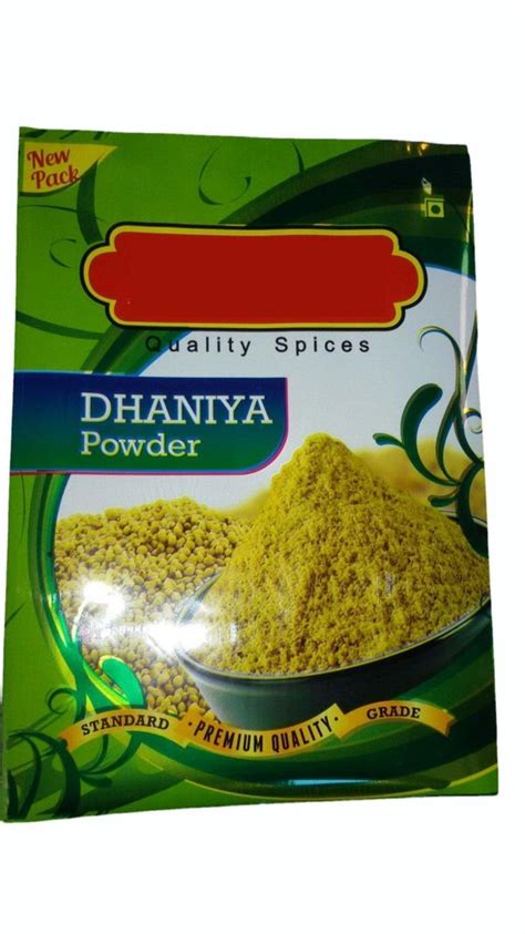 Matte Coriander Powder Packaging Pouch Heat Sealed At Rs Kg In Surat