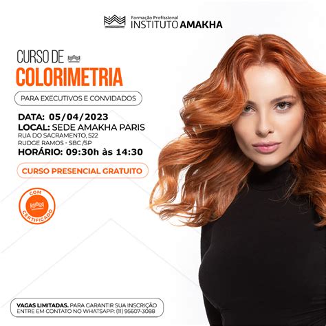 Curso De Colorimetria Instituto Amakha Capilar Sas Sistema Amakha