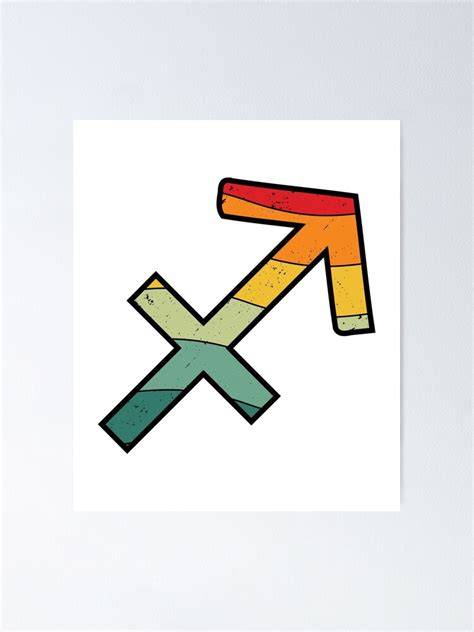 Sagittarius Sign The Cute Sagittarius Zodiac Symbol Poster For Sale