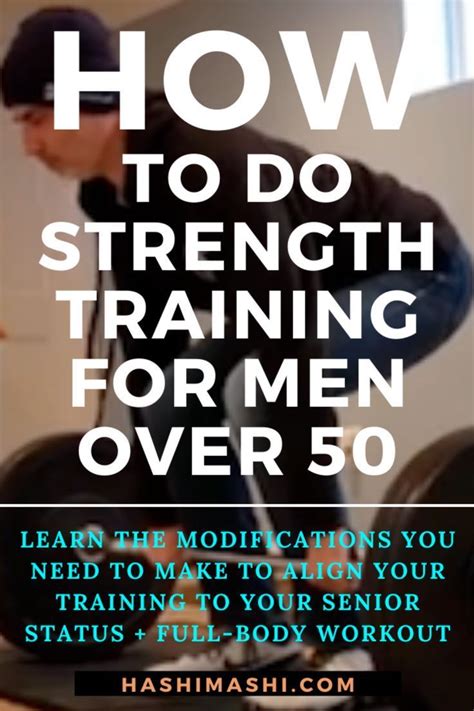 Strength Training for Men Over 50 + Full-Body Workout | Workout routine ...