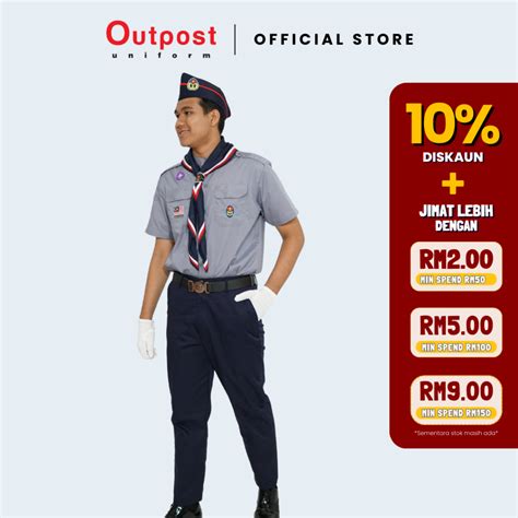 Outpost Scout Pantsseluar Pengakap Shopee Malaysia