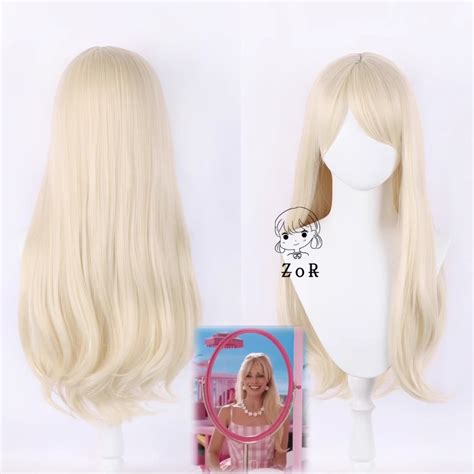 2023 Barbie Movie Barbie Light Blonde Cosplay Wig Free Shipping 19 99