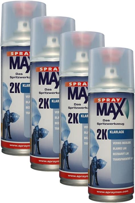 Amazon fr Kwasny SprayMax 2K 680 061 Lot de 4 bombes aérosols de