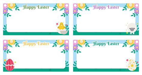 Easter Name Tags 8 Free PDF Printables Printablee