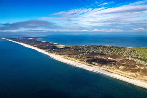 Kampen Sylt Aus Der Vogelperspektive Ortsansicht An Der Meeres K Ste