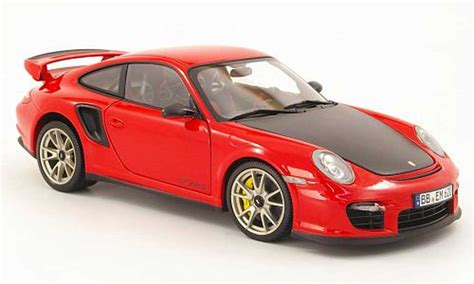 Coche Miniatura Porsche 997 GT2 RS 1 18 AUTOart 911 Blanco Carbon 2010