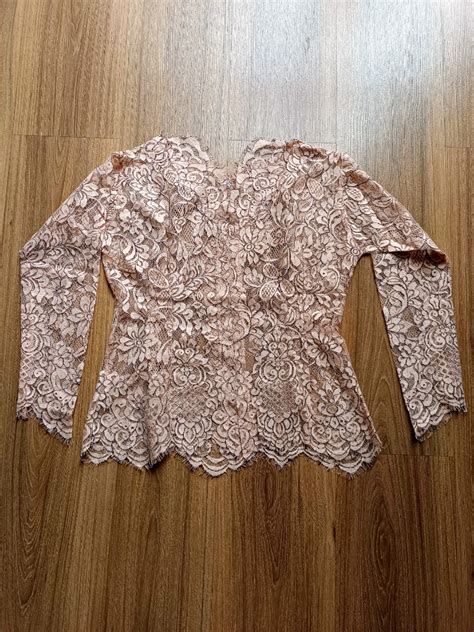 Kebaya Warna Nude Size L Xl Ld Cm Koleksi Pribadi Brand New Fesyen