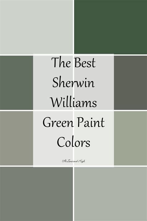 Fresh And Vibrant Top Sherwin Williams Green Paint Colors