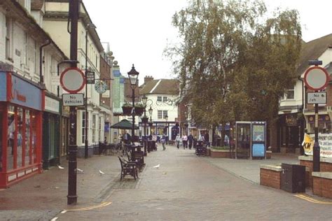 Ashford Town Centre Upper High Street © Adam Colton Geograph