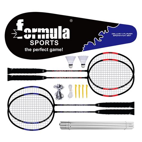 Badminton 4 Player Deluxe Set Hurley Burley Toys