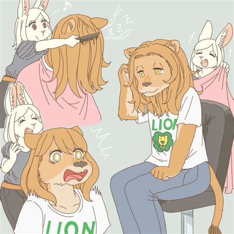 Стрижка льва furry lion furry bunny furry feline furry art