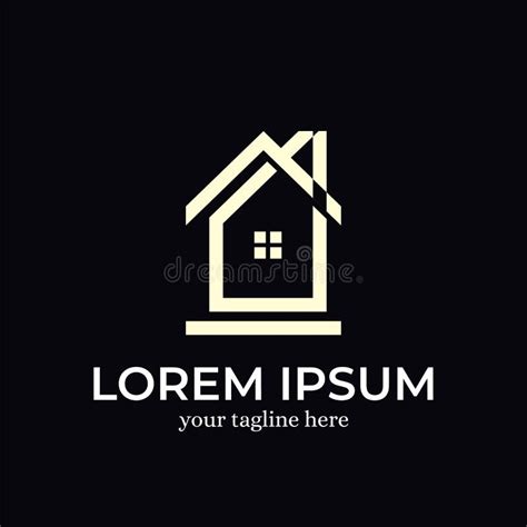 Real Estate Logo Design Template Inspiration Vector Stock Vector