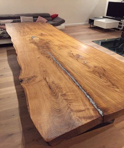 Plateau De Table Grande Taille Bord Naturel Live Edge Table Bois