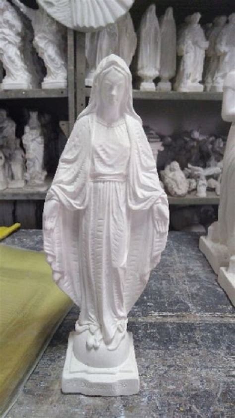 Imagem Nossa Senhora Das Gra As Em Gesso Cru Para Pintar C