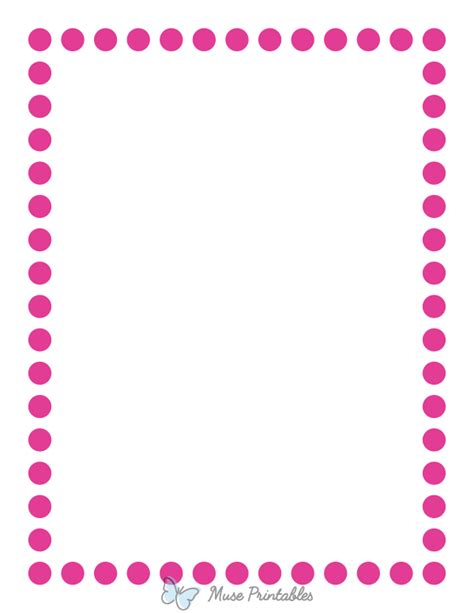 Decorative Pink Border Clip Art