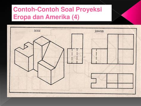 Proyeksi Gambar Teknik Amerika Mosi