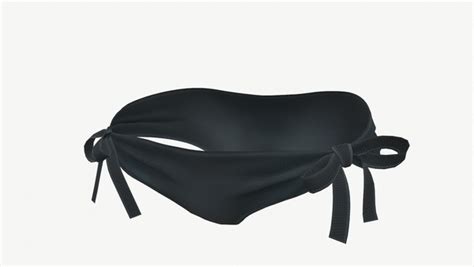 3D Black Bikini Swimsuit 3 Colors Model TurboSquid 1737807