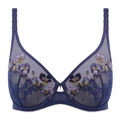 Soutien gorge emboîtant armatures Bleu SAKURA en nylon 3 SUISSES