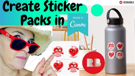 How To Make Redbubble Stickers On Canva Create Sticker Packs For