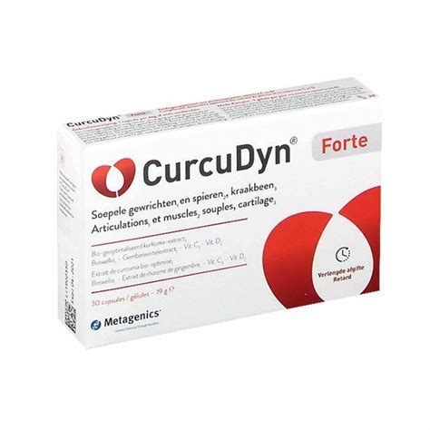 Metagenics CurcuDyn Forte 30 Capsules Vakdrogist Stouthart