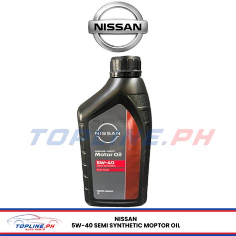 (1L) 5W-40 Nissan Semi Synthetic Motor Oil | Lazada PH