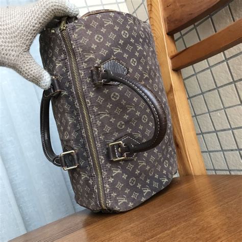 Lv Louis Vuitton Monogram Mini Lin Speedy Handbag Boston Bag