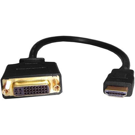 73622 Cablu Adaptor HDMI Tata DVI I Dual Link Mama 30cm