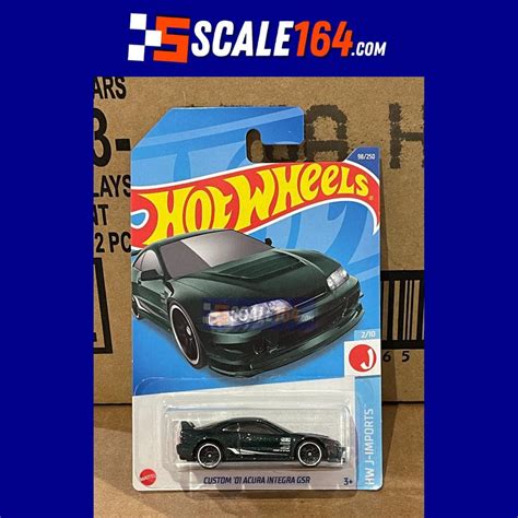 Hot Wheels Custom 01 Acura Integra Gsr Green Mainline Hw J Imp Scale164