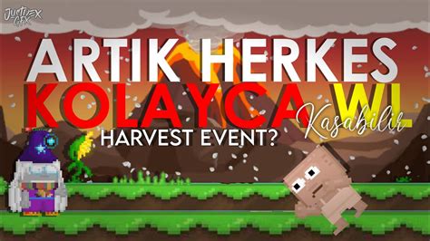 HARVESTE NASIL HAZIRLANILIR 2020 GrowTopia Türkçe YouTube