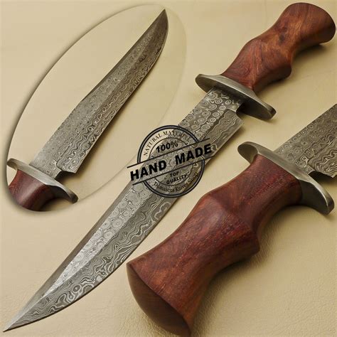 Rody Stan Style Custom Handmade Damascus Bowie Knife