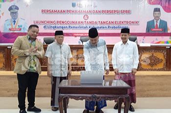 Tadatodays Pemkab Probolinggo Launching Penggunaan Tanda Tangan