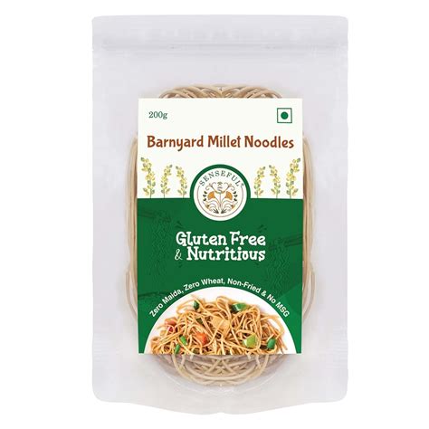 Senseful Barnyard Millet Noodles Gluten Free High Protein Zero