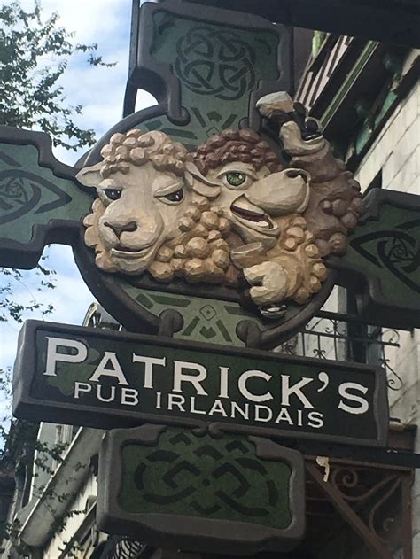 Patrick'S Pub Irlandais - Menu, Hours & Prices - 1707, rue Saint-Denis
