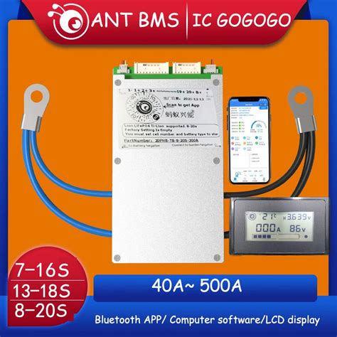 Smart S S Ant Lifepo Li Ion Lipo Lto Scheda Di Protezione Della