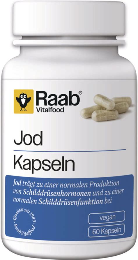 Jodiumcapsules Capsules Raab Vitalfood Vitalabo Onlineshop