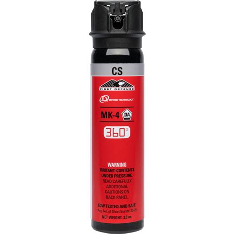 First Defense® 360 Cs Mk 4 Gel Aerosol Defense Technology