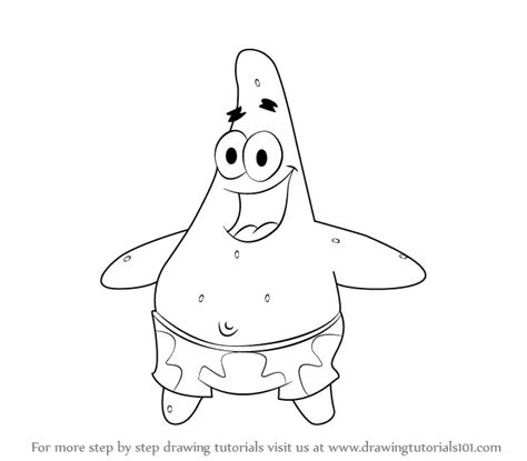 How to Draw Patrick Star from SpongeBob SquarePants (SpongeBob ...