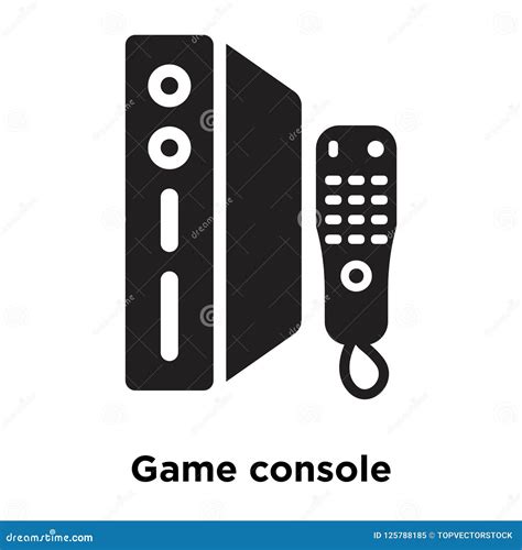 Game Console Icon Vector Isolated On White Background Logo Concept Of