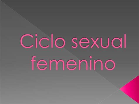 Ciclo Sexual Femenino Katy Gonz Lez Udocz