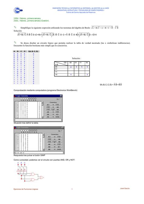 Simplifique la siguiente expresión utilizando los teoremas del