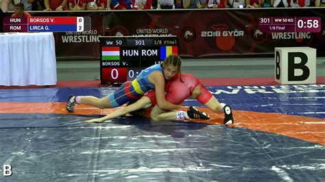 1 8 WW 50 Kg V BORSOS HUN V G LIRCA ROM YouTube