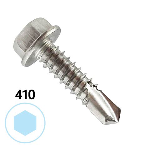 X Stainless Hex Washer Head Self Drilling Screws