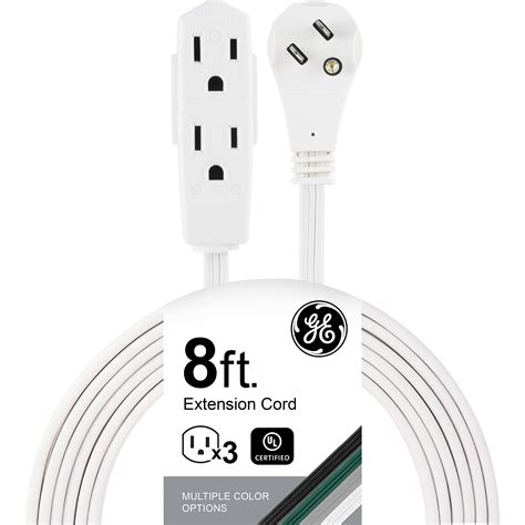 Buy Ge Outlet Flat Extension Cord Ft Grounded Extension Cord With