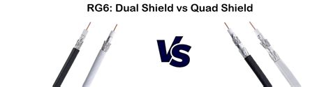 Rg6 Cables The Differences Between Dual Vs Quad Shield Coaxial Cable